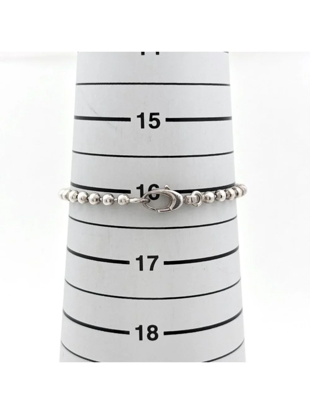 Gucci Bracelet Ball Chain Heart 925 Sterling Silver
